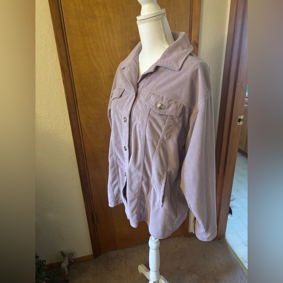 Thread & Supply Blush Pink Utility Shirt Jacket - Picture 3 of 8